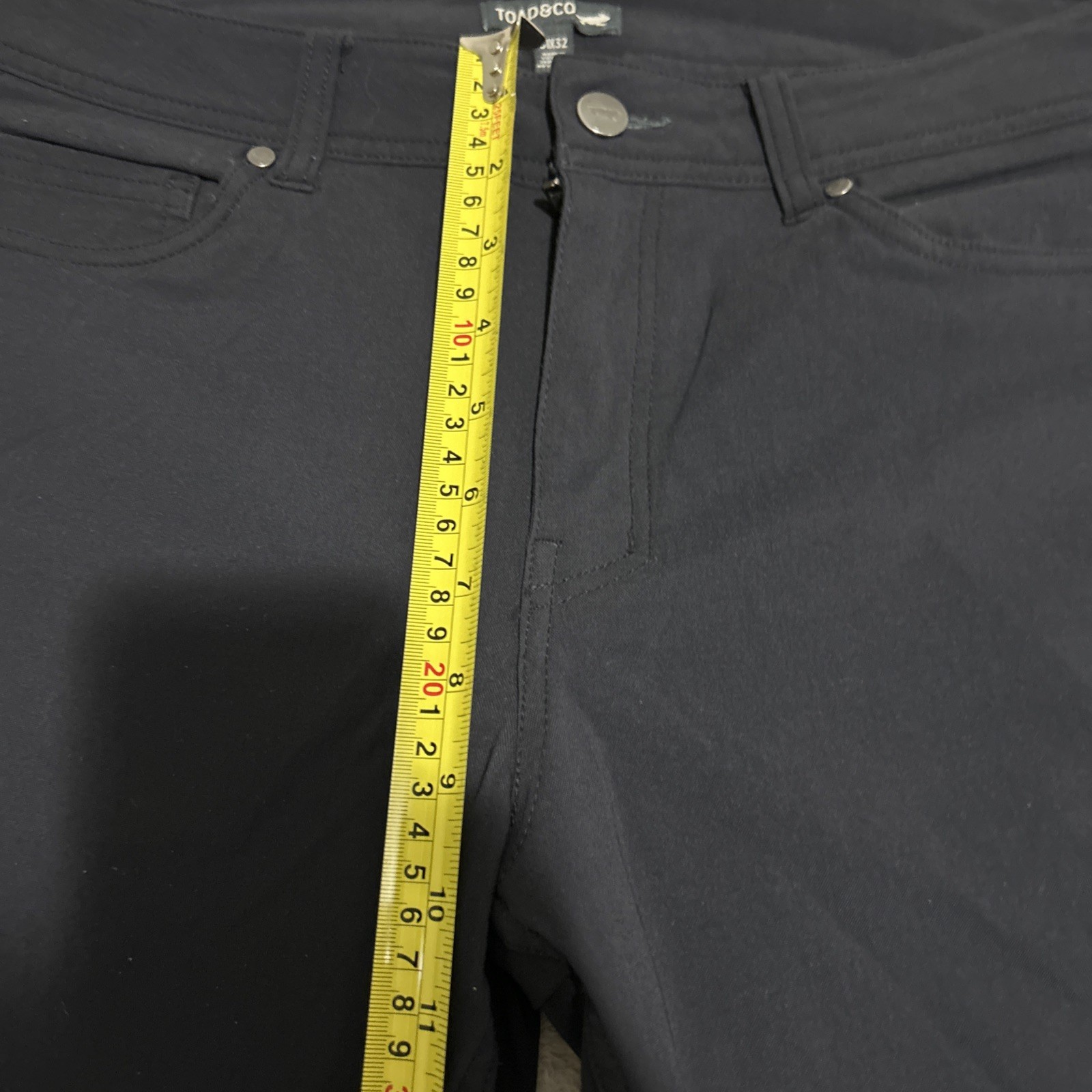 Toad & Co Quick Dry Rover 5 Pocket Lean Pants Black Men’s Size 32×32