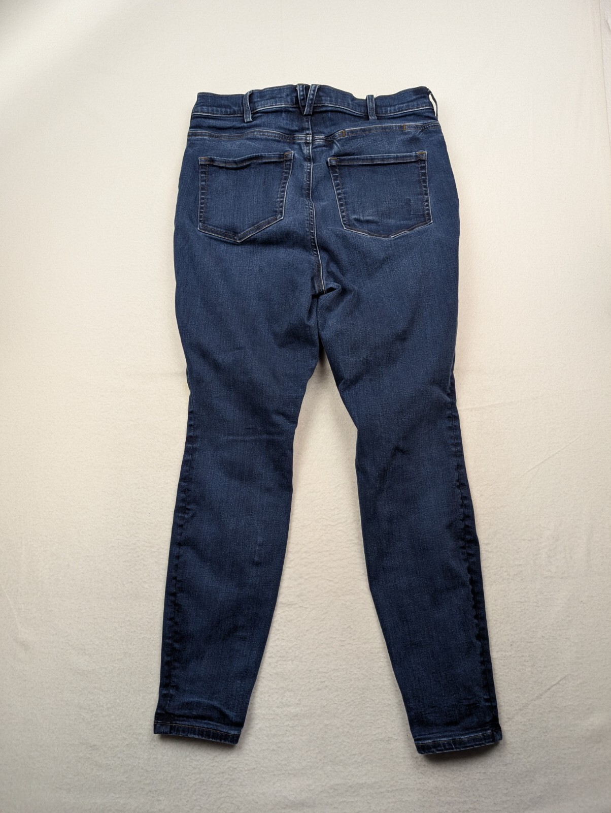 Duluth Trading Jeans Women’s 12 reg High Rise Stretch Denim skinny 30×28 dark