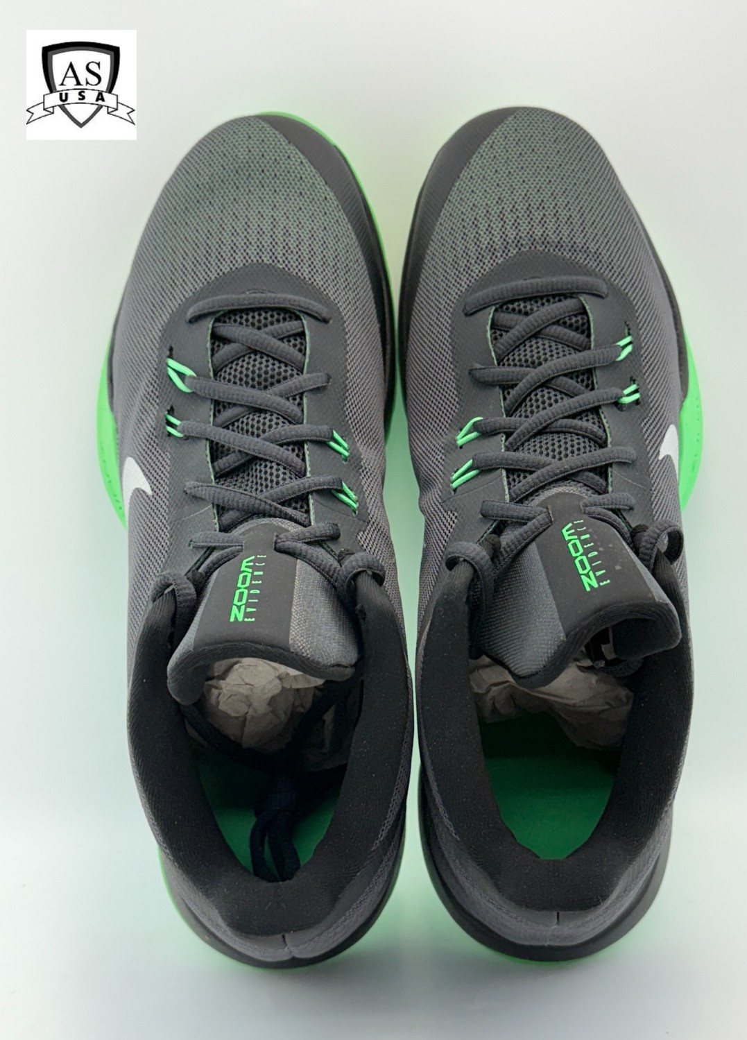 Nike Zoom Evidence II Black/Black-Anthracite 852464-003 Men’s Size 11 NEW