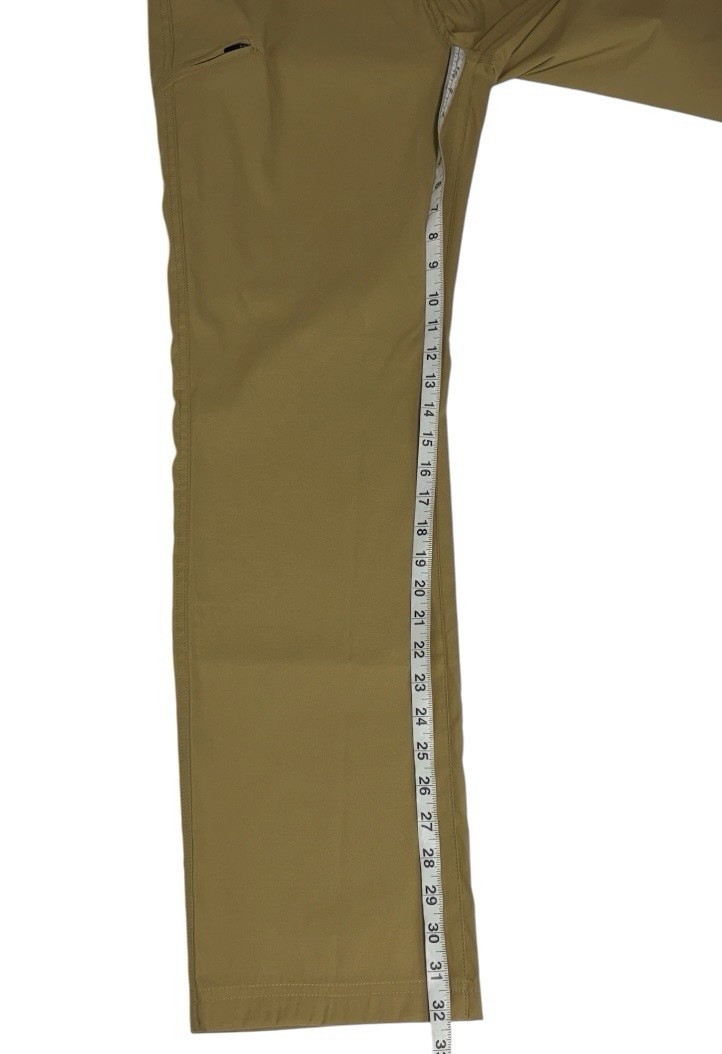 Orvis Tech Pants Mens 32×32 Beige Cargo Zip Pockets Stretch Water Repellent