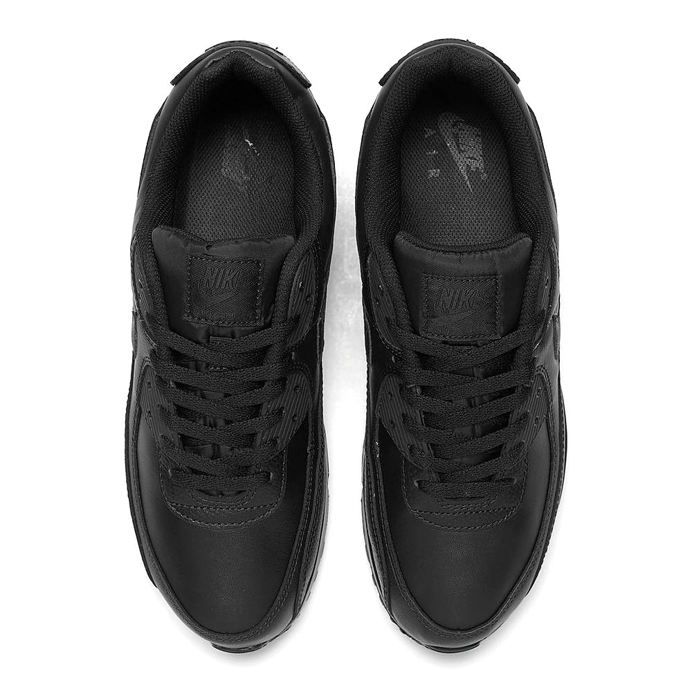 Men’s Nike Air Max 90 LTR “Leather Triple Black” Blk/Blk-Blk (CZ5594 001)