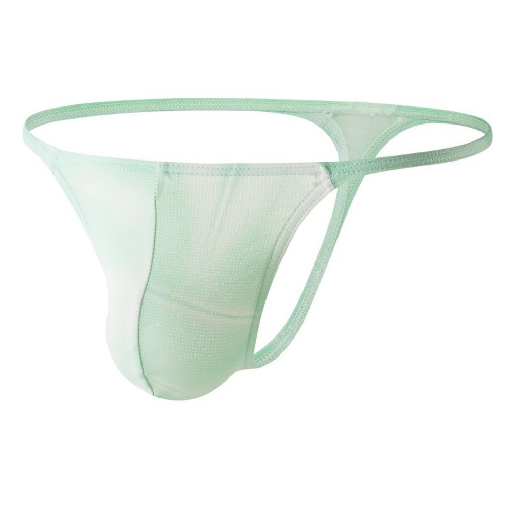Men’s Low Waist Bulge Pouch G-String Thong Underwear 95% Nylon 5% Spandex