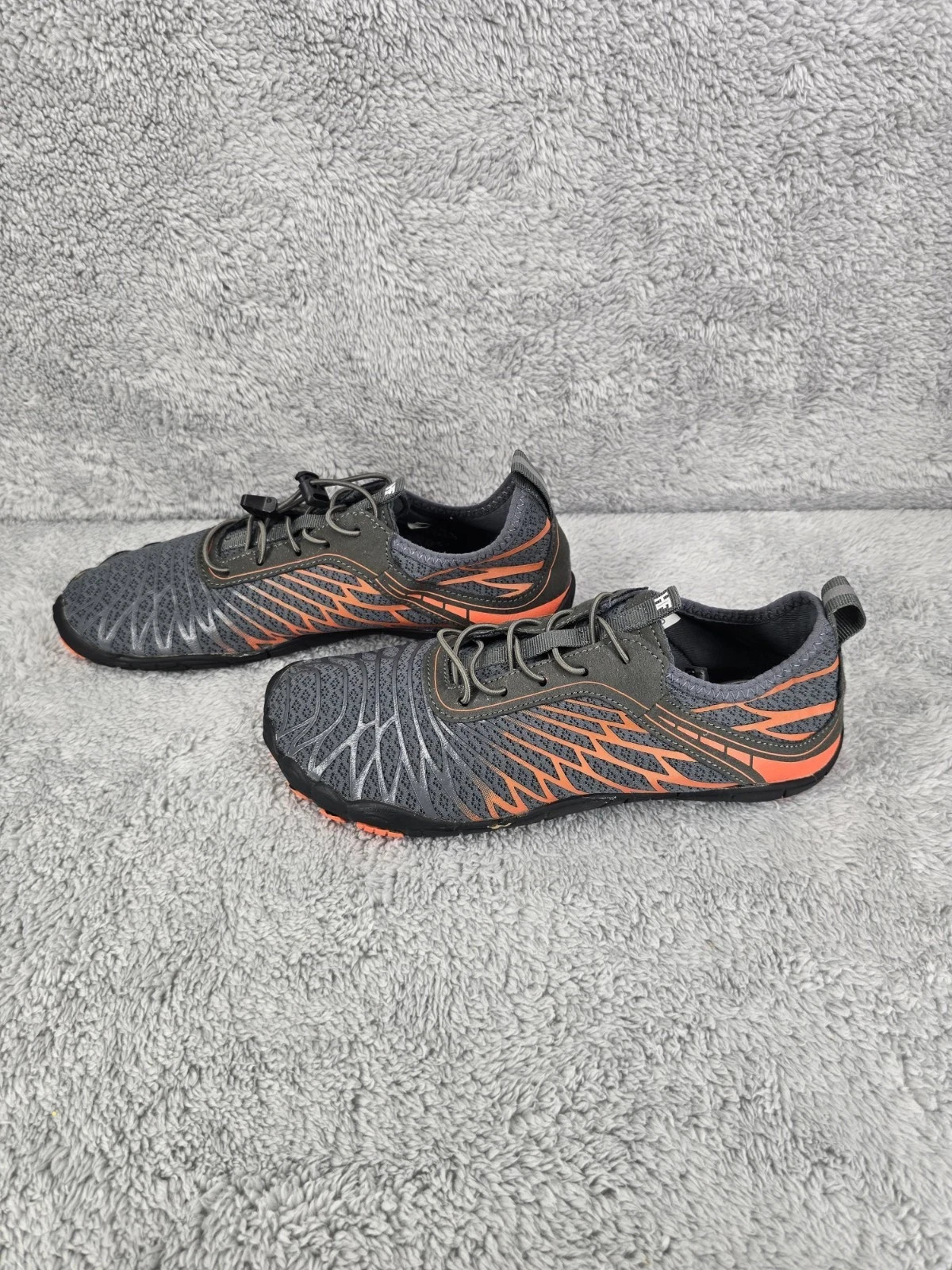 Hike Footwear HF Lorax Pro Sz 9 Gray Orange Non Slip Barefoot Shoe