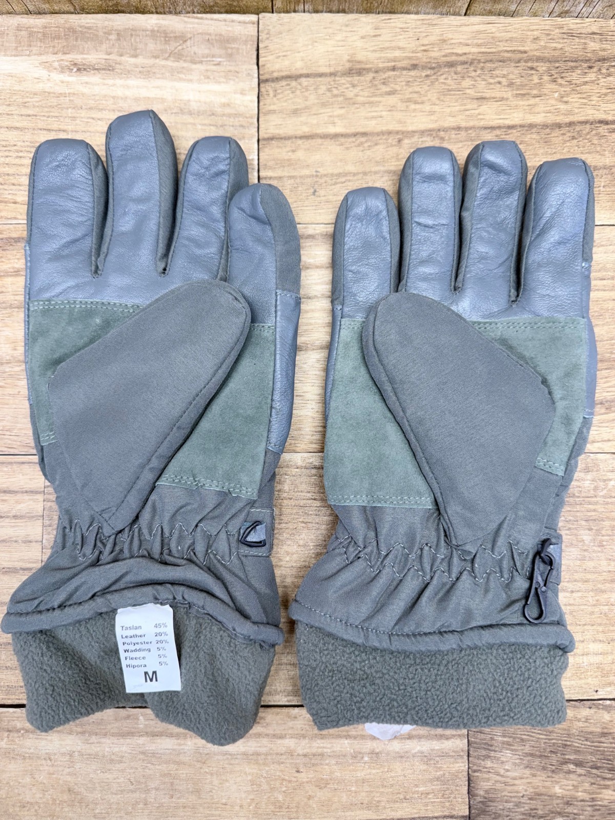 Mil-Tec Gloves Medium Men THINSULATE™ Fleece Lined Olive Green ~ NIP ~FREE S/H🚚