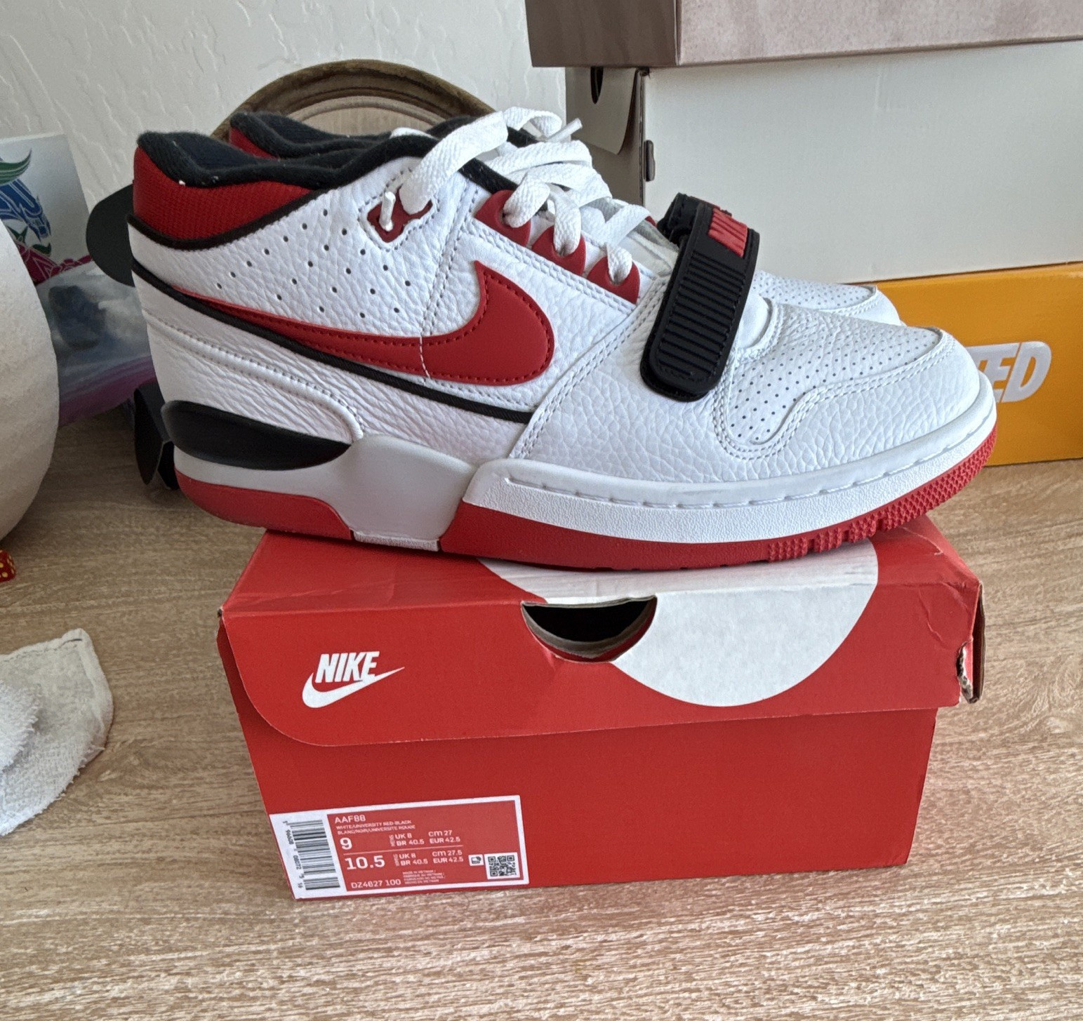 Nike Air Alpha Force 88 “University Red” White/Red/Black Low Top DZ4627-100