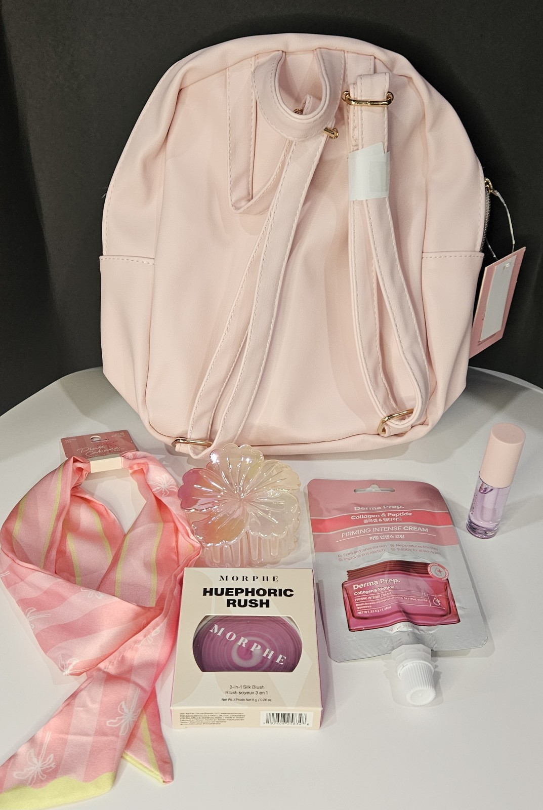Juicy Couture Pink Rhinestone Mini Backpack Bundle Lot W/Morphe Nicole Miller