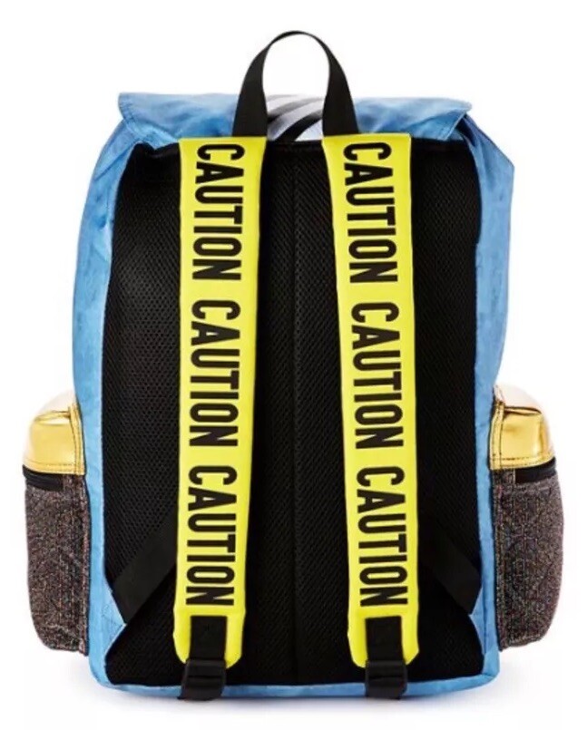 Harley Quinn Large Backpack Birds Of Prey DC Comics Rucksack Bruce Bone Caution