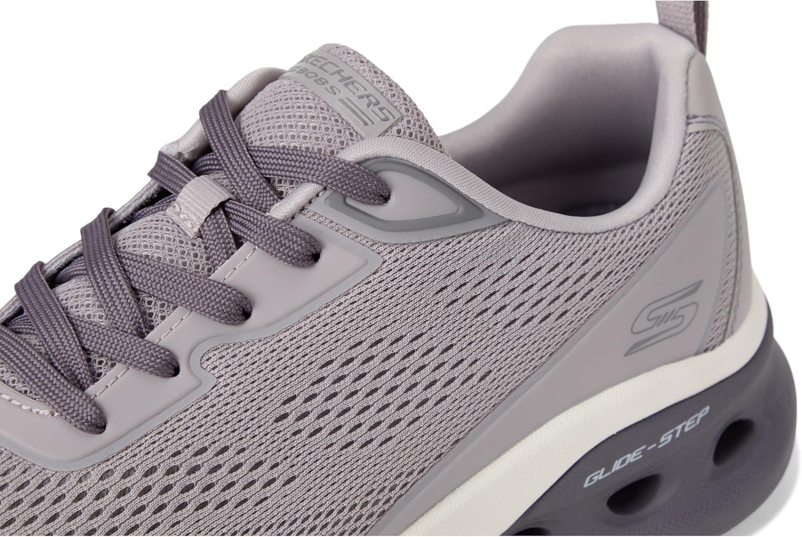 Skechers Womens Bobs Glide Step Arc Waves 2.0 – Now in – Lilac – 8.5 B – Medium