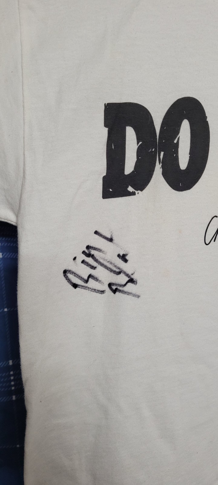 Christopher BIG BLACK Boykin & Rashawn BAM BAM Davis Signed DO WORK! Tshirt