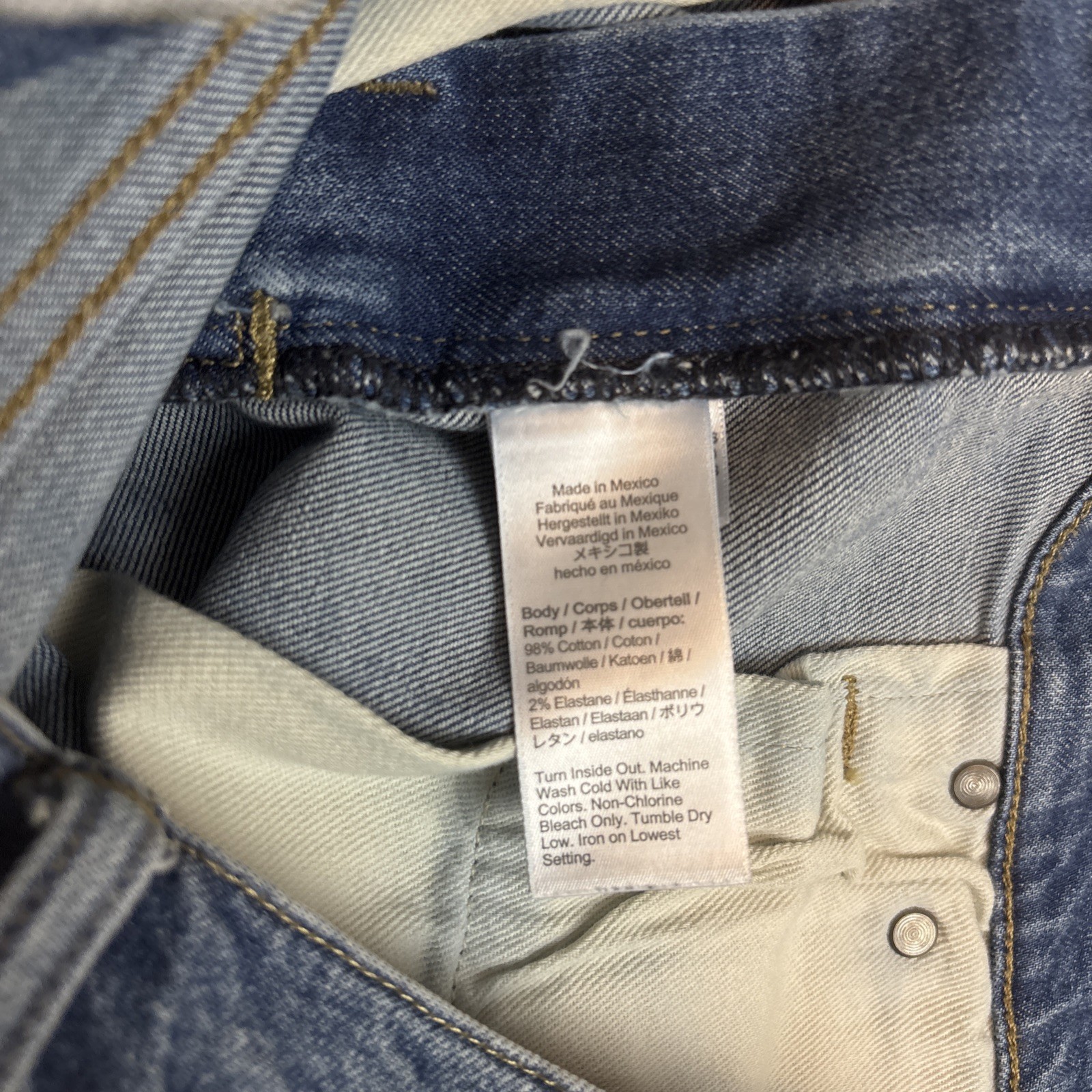 J Crew Factory 770 Straight Jeans Mens 30X30 (Fits 31×30) Blue Denim Classic Fit