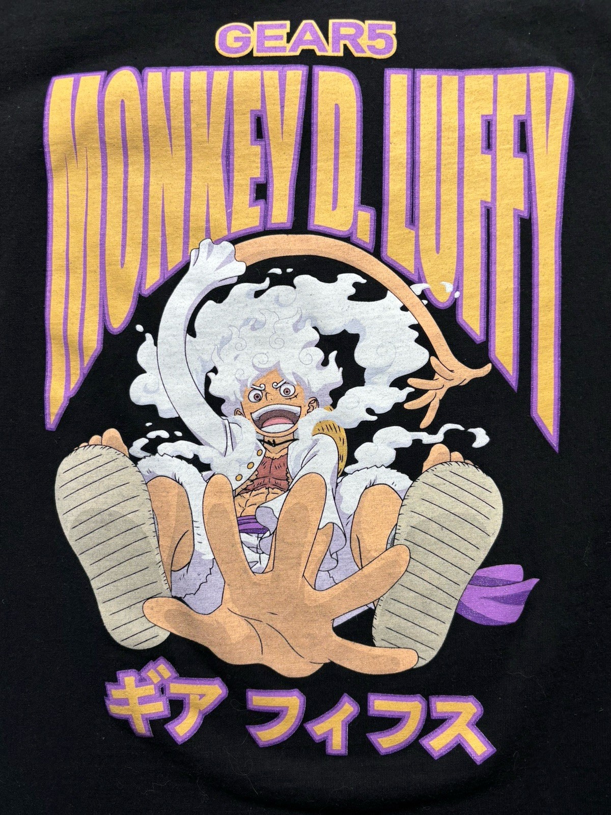 One Piece Gear 5 Monkey D Luffy Anime Shirt Large Toei Animation