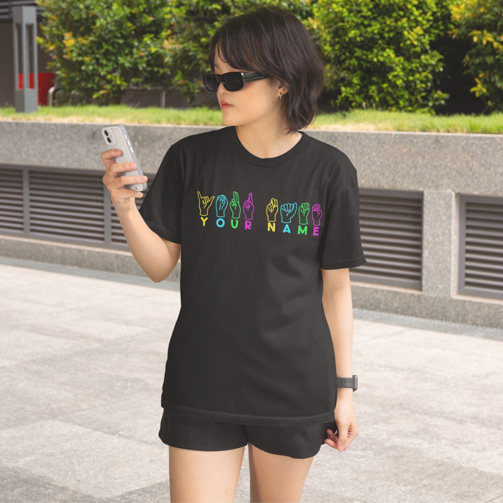 Personalized Sign Language shirt, Custom tshirt, Custom ASL shirt, Custom gift