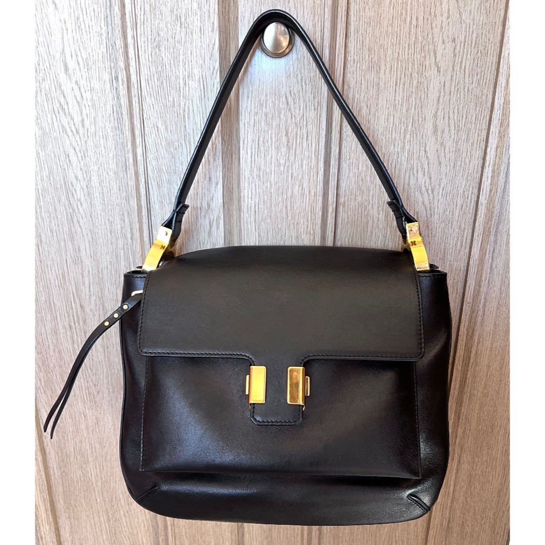 Chloe Leather Handbag Near Mint 29cm 11.4in Minimal Use Slight Shape Distortion