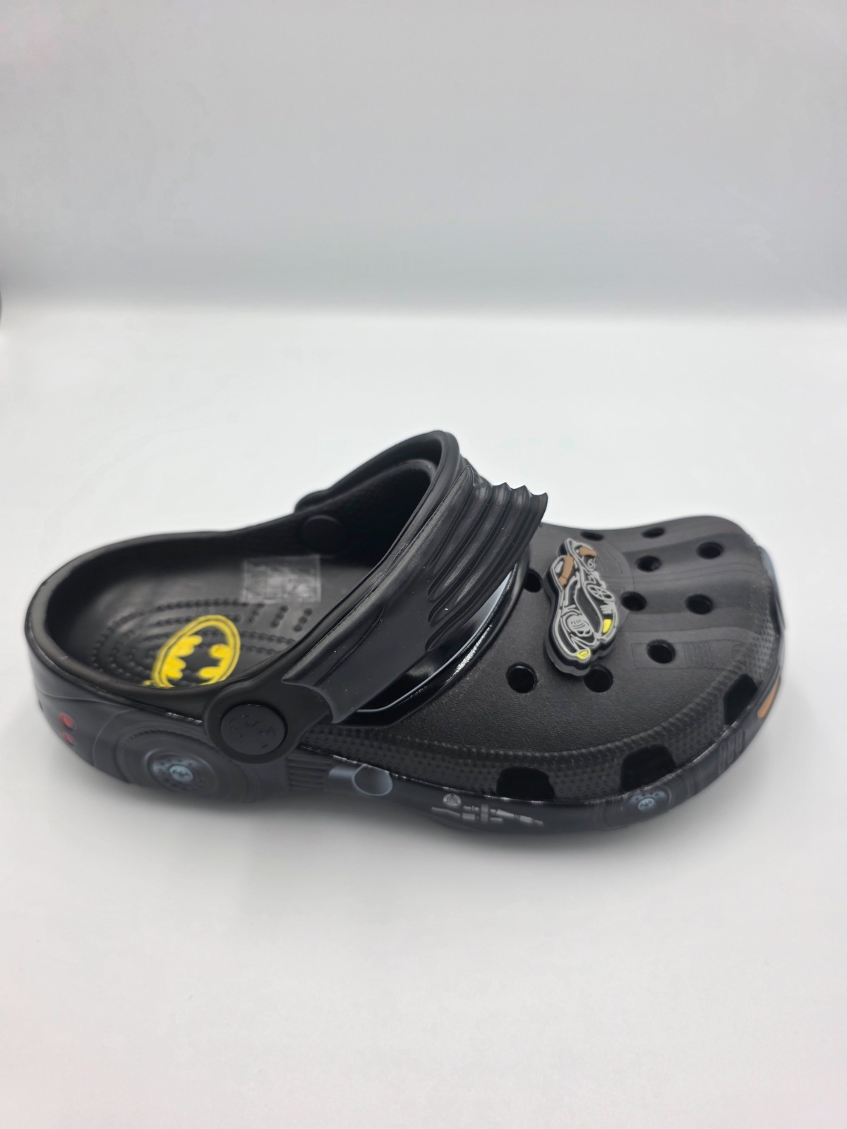 Batman Crocs Clogs Black Superhero DC Comics Charms Limited Style Shoes