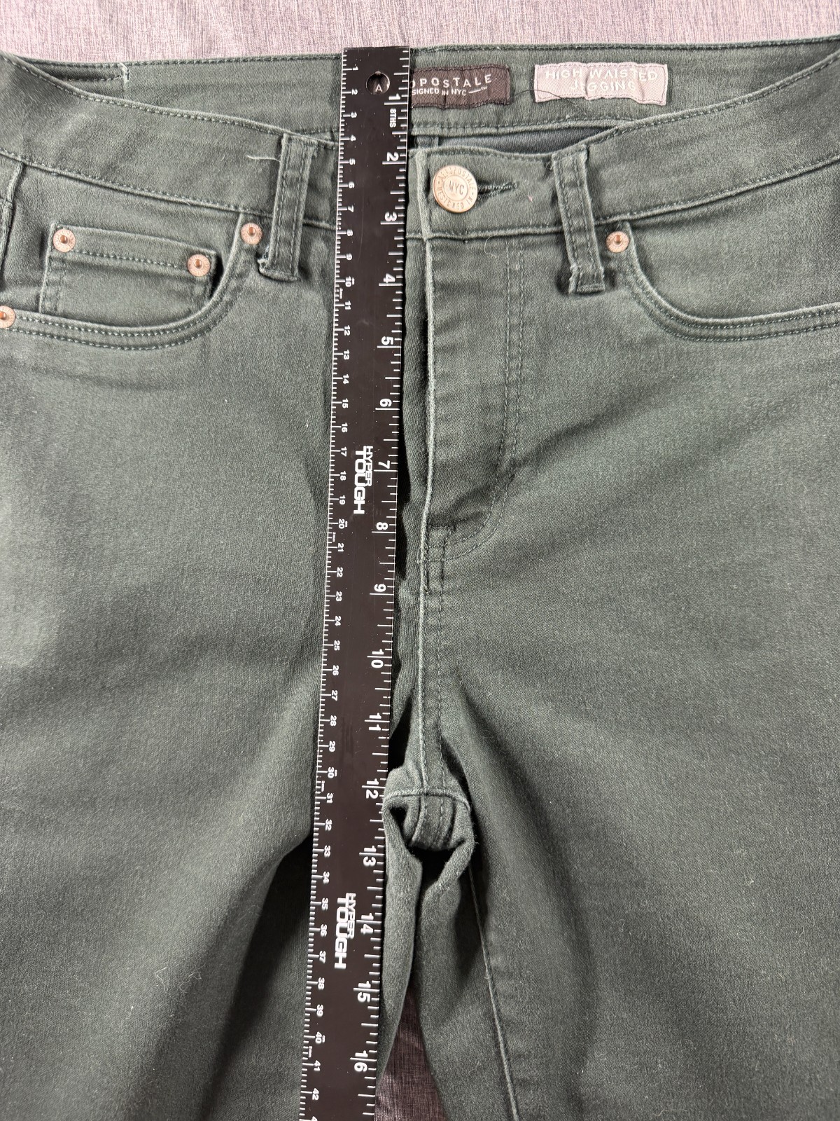 Aeropostale Womens Olive Green Ankle Jegging Skinny Pants Size 8 Reg