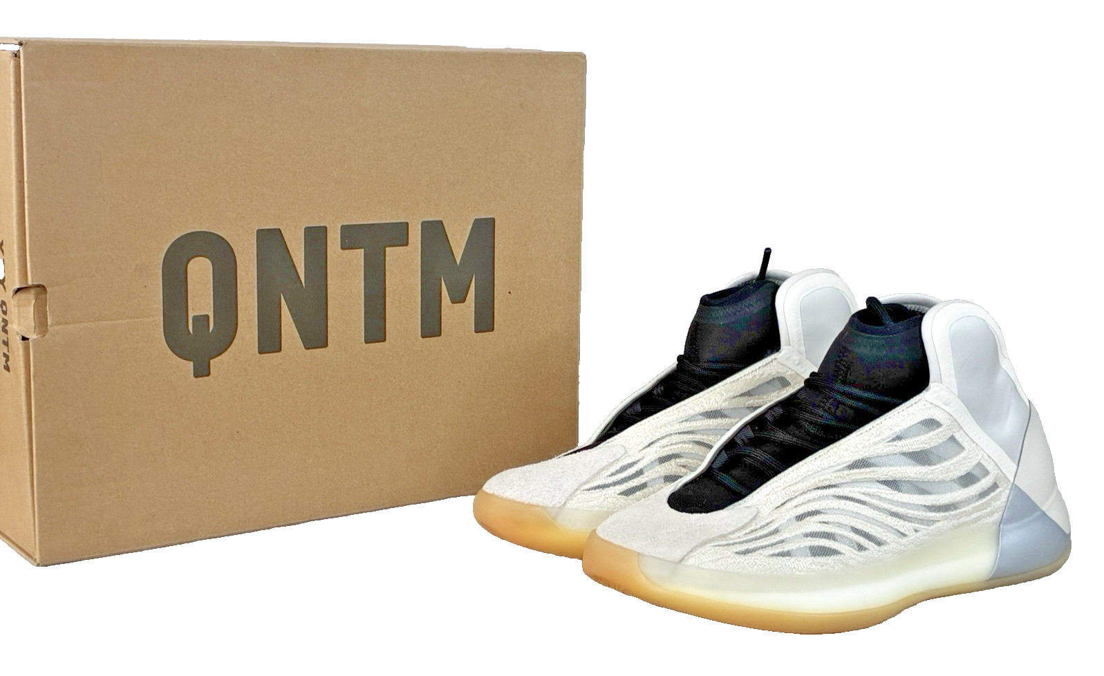 Adidas Yeezy QNTM Quantum Mist Slate Size 10.5 Basketball Shoes