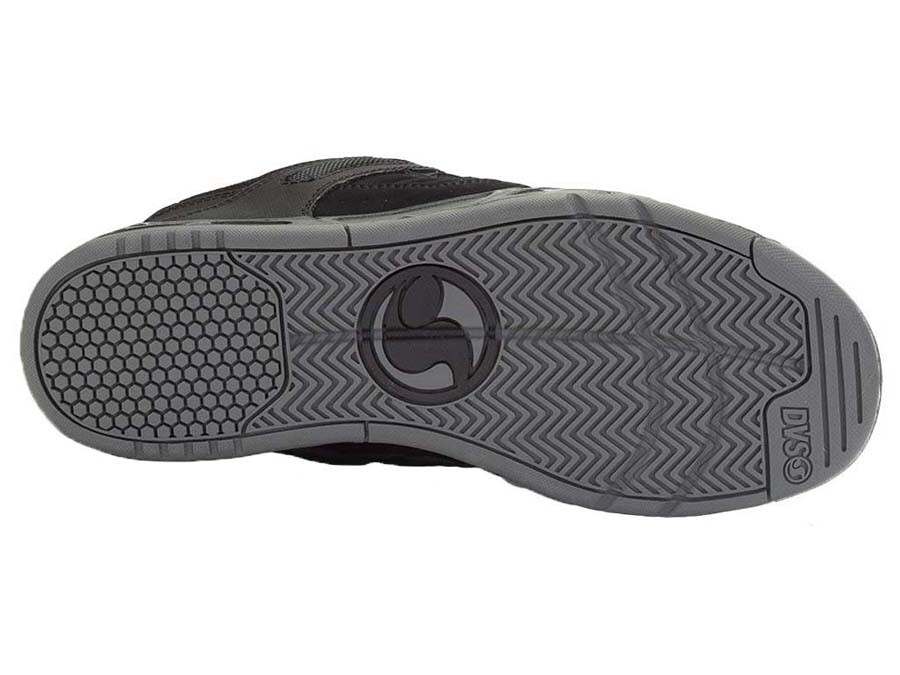 Mens DVS Enduro Heir Skateboarding Shoes NIB Black Black Nubuck