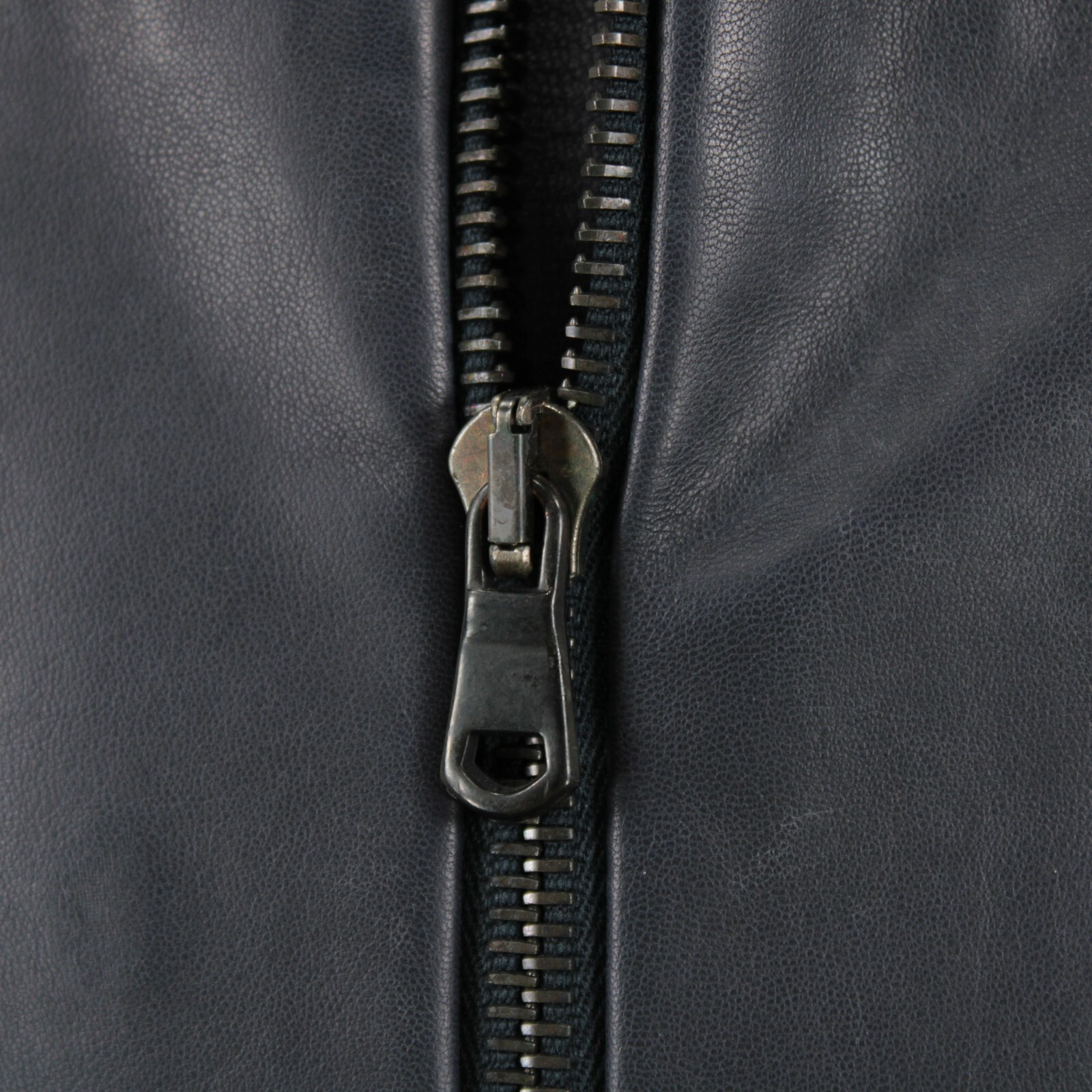 Hettabretz NWD 100% Lambskin Leather Vest Size 50 (~ M US) In Solid Blue
