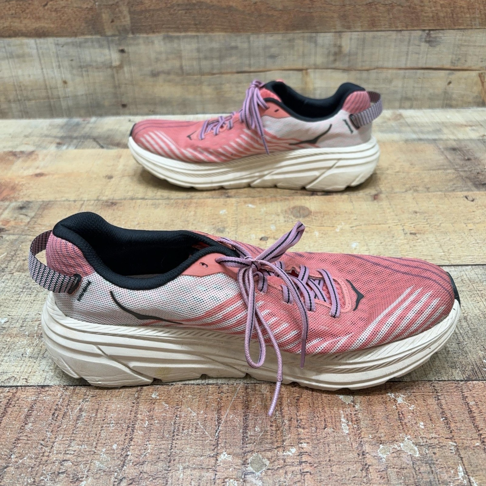 Hoka One One Rincon Shoes Womens Size 8.5 40 2/3 Pink Running Sneaker 1102875