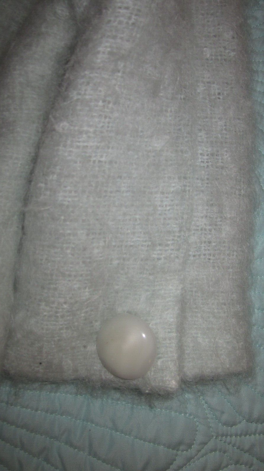 Milly New York Fresh light Mint Green Mohair Wool 3/4 sleeve Jacket Sz 2