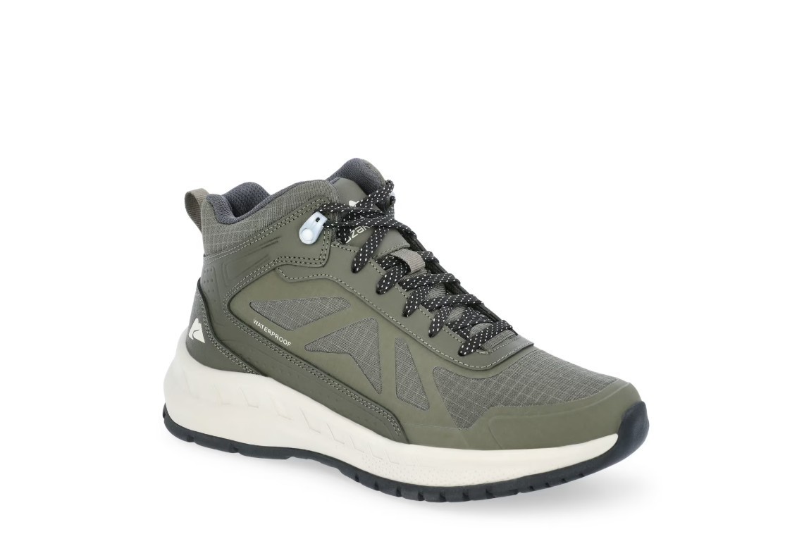 Ozark Trail Women’s Olive Leather Waterproof Hiking Boot Shoes Various Sizes New