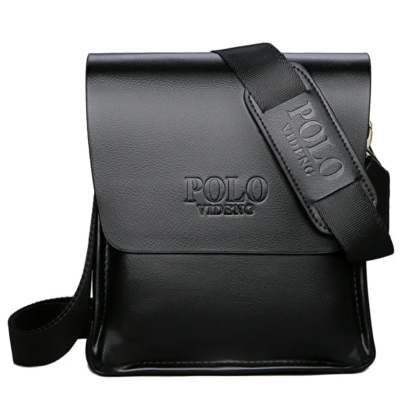The leisure business single shoulder bag Polo vertical bag man trend inclined.