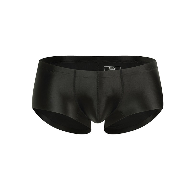 Men’s Silky Satin Underwear Shiny Boxer Shorts Briefs Low Rise Panties Trunks.
