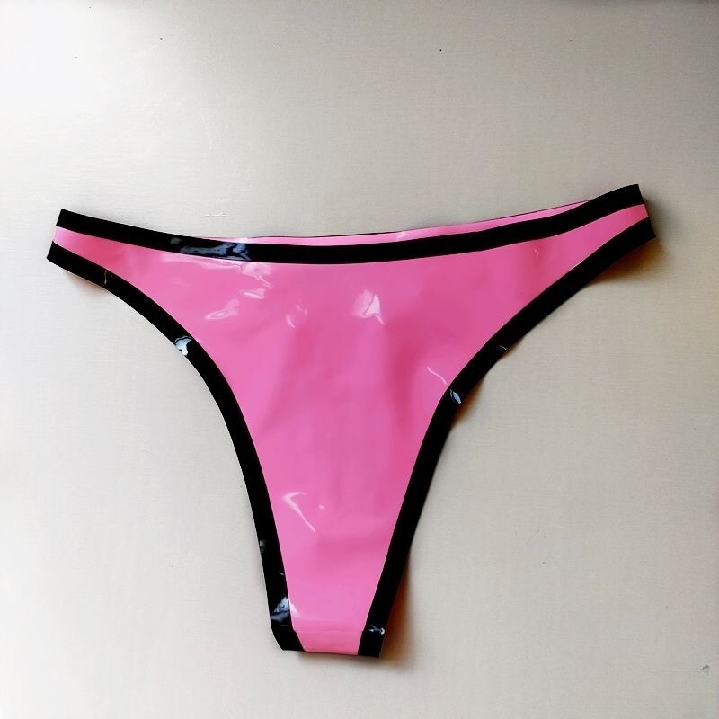 Latex Rubber Womens Thong G-string Knickers Bikini Briefs Panties Fetish BDSM