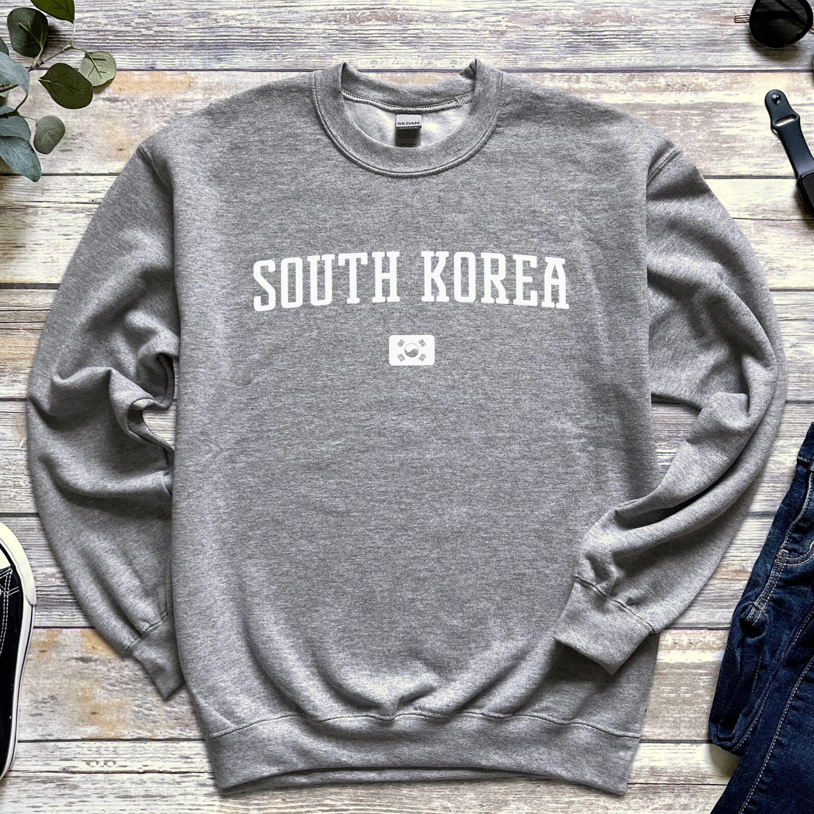 South Korea Sweatshirt | South Korea Crewneck Sweatshirt