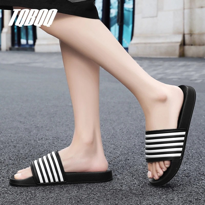 Men’s Slides Sandals EVA Foam Comfortable Non-Slip Women’s Massage Slippers for