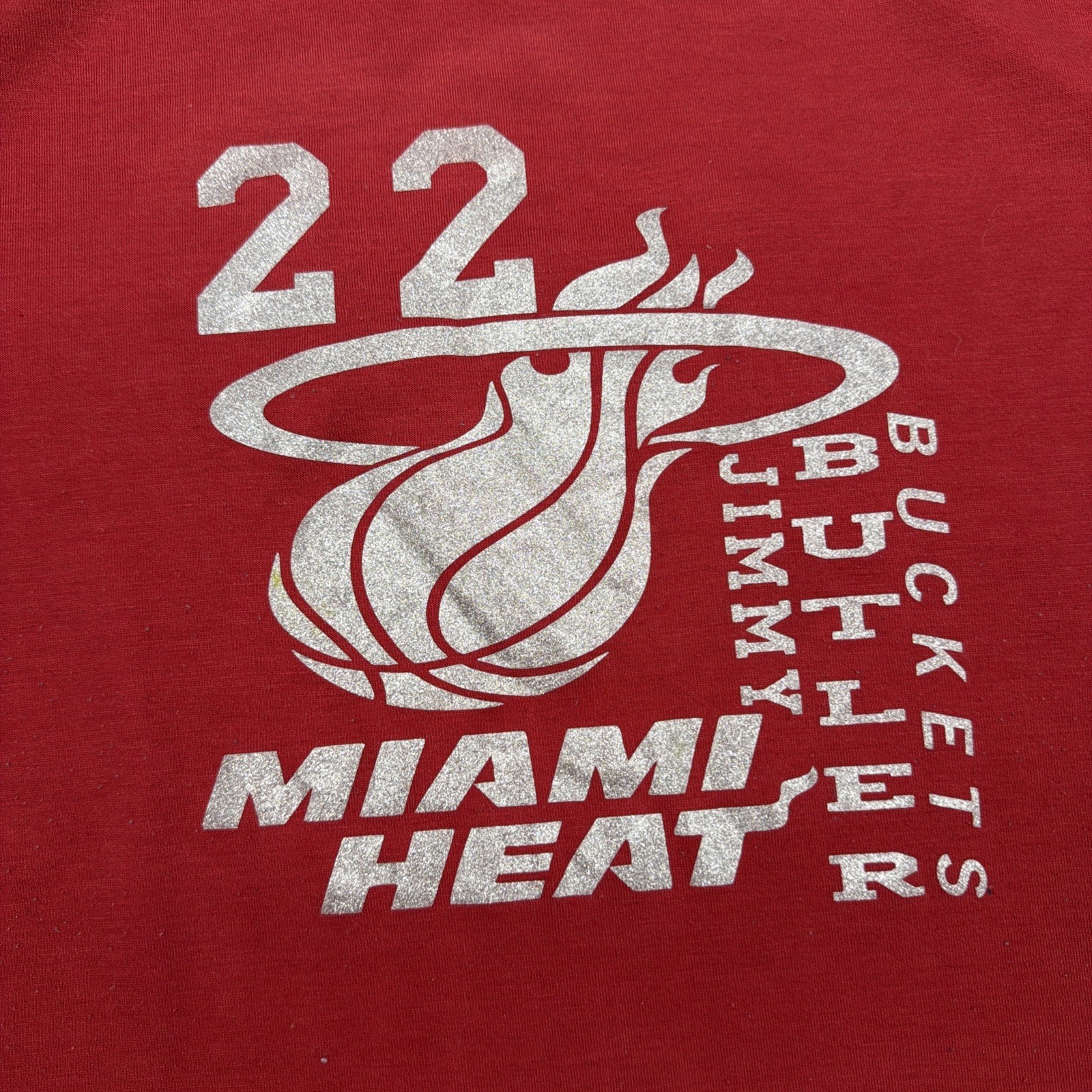 Miami Heat George T-shirt Men 2XL Graphic Glitter Buckets Butler 22.#42130