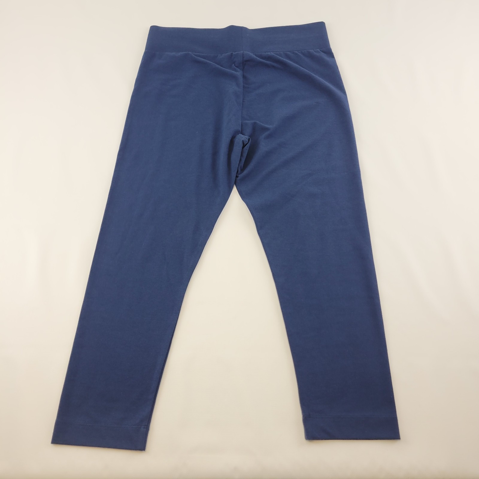 LOGO Layers A251899 Navy Blue Cropped Leggings XS Cotton Spandex Pull On Pants