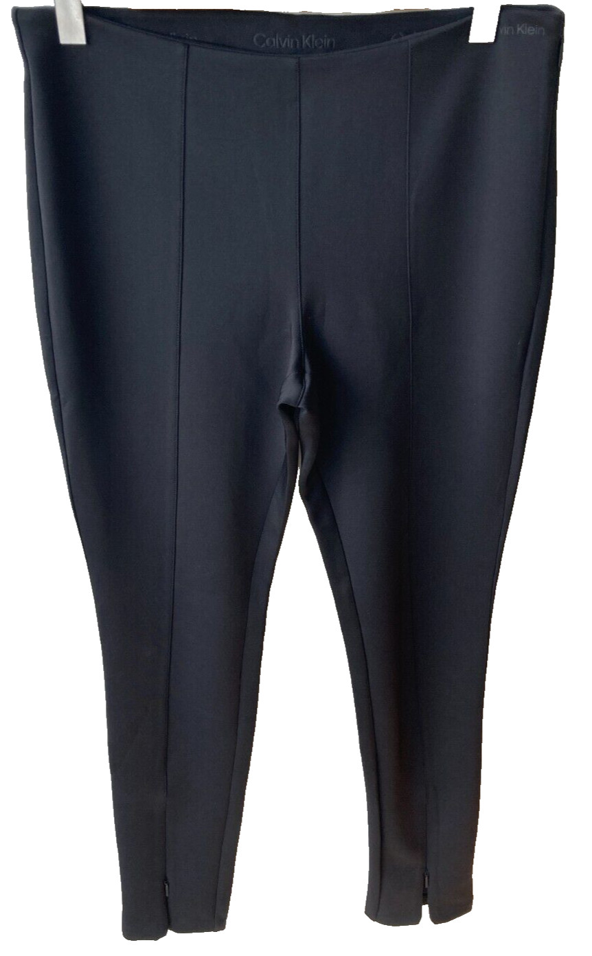 CALVIN KLEIN – JERSEY FRONT SLIT PANT (LEGGING) – BLACK – 42