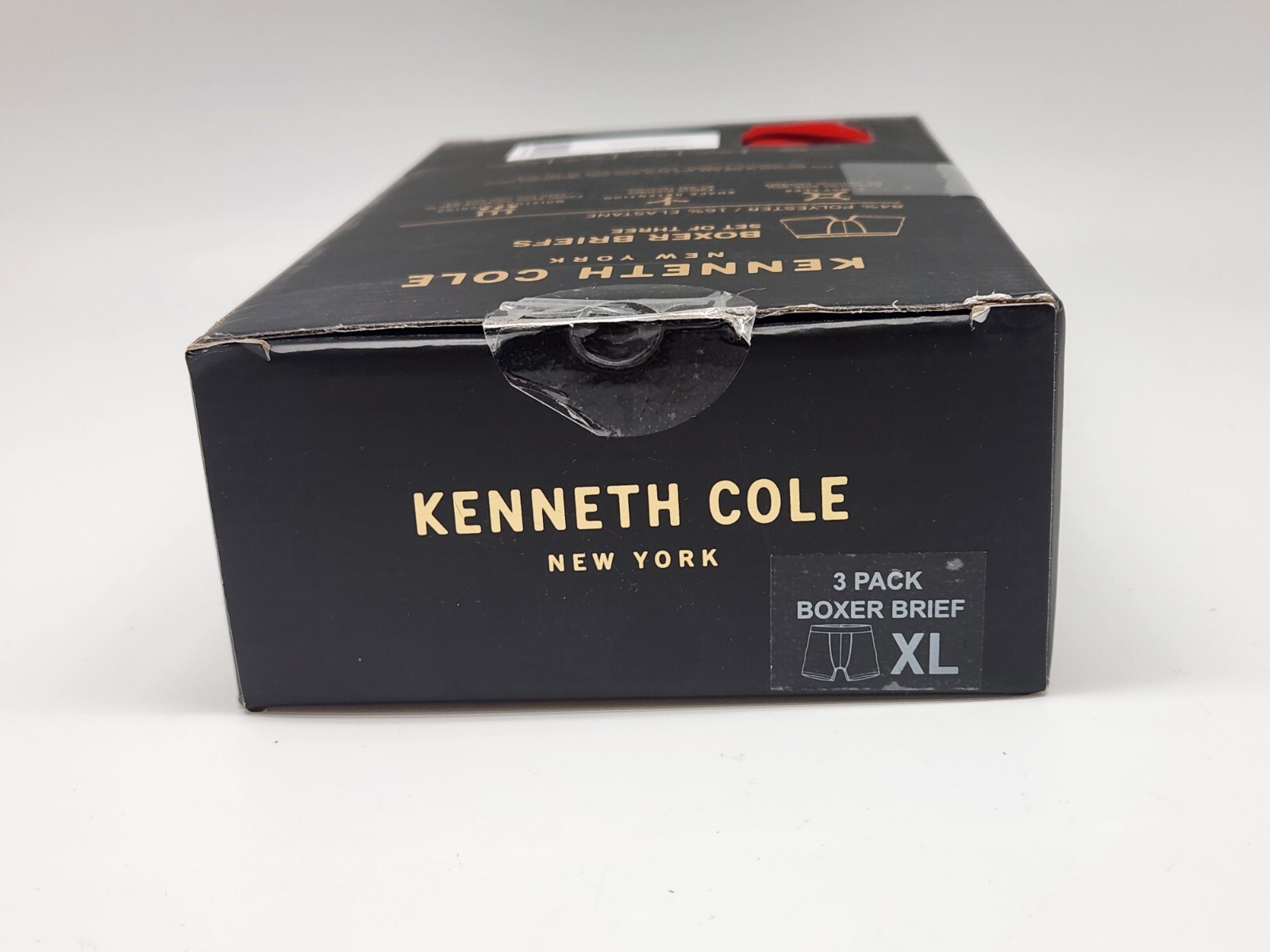 3 PK KENNETH COLE NY Performance Microfiber Boxer Briefs Men L XL Black Blue Red