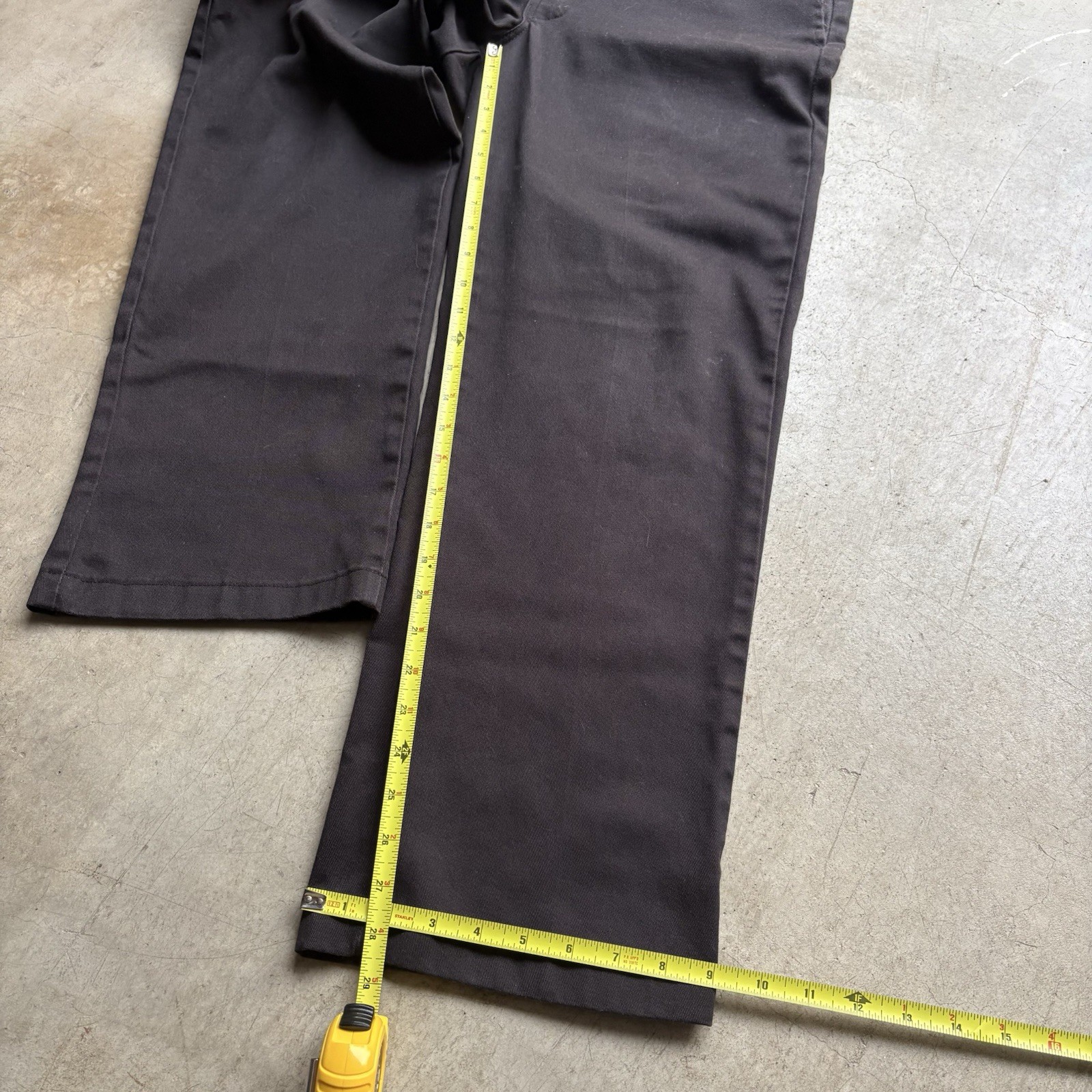 Dickies 874BK Men’s Workwear Pants 34×30 Black Cotton Blend Twill