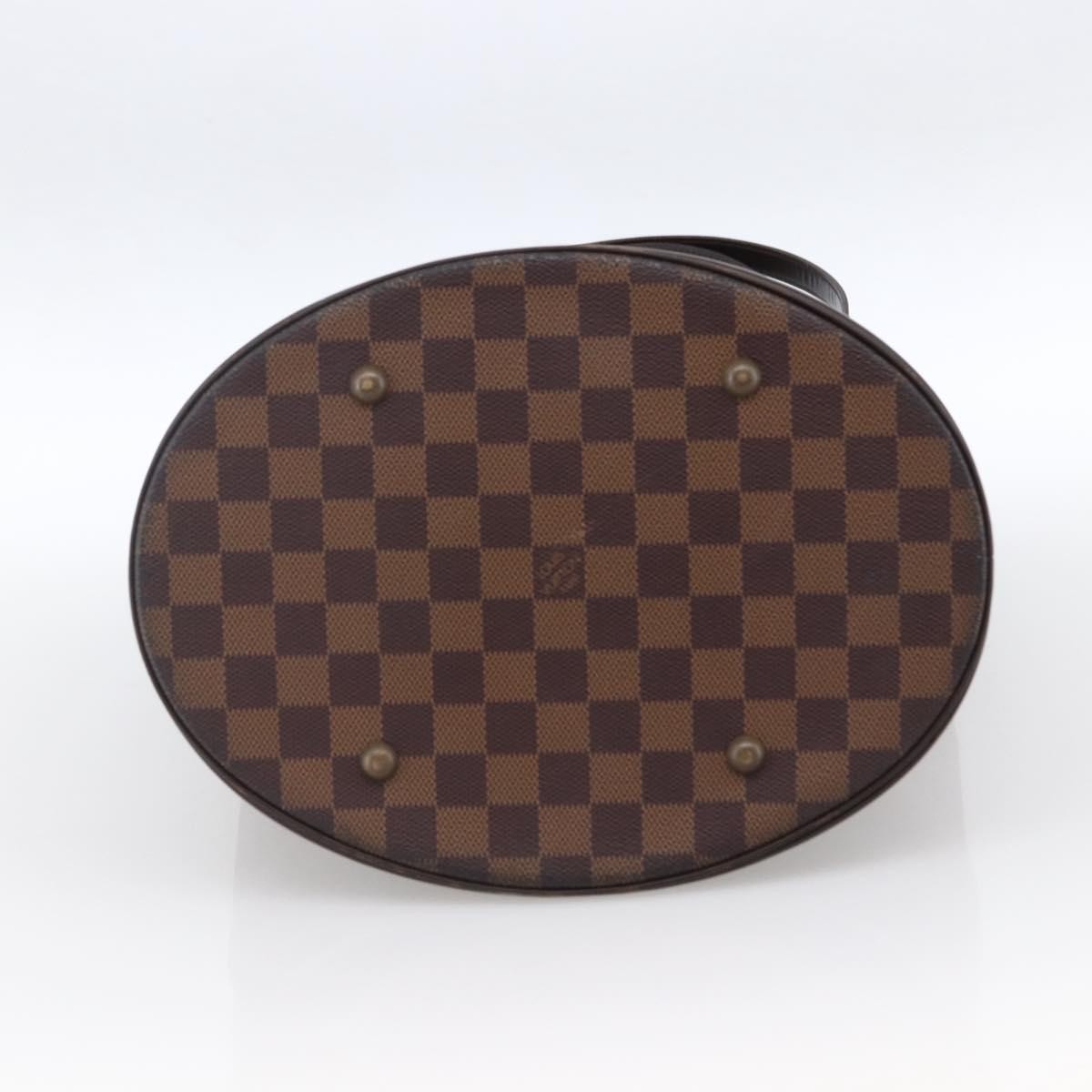 LOUIS VUITTON Damier Ebene Bucket GM Shoulder Bag N42236 LV Auth 173441