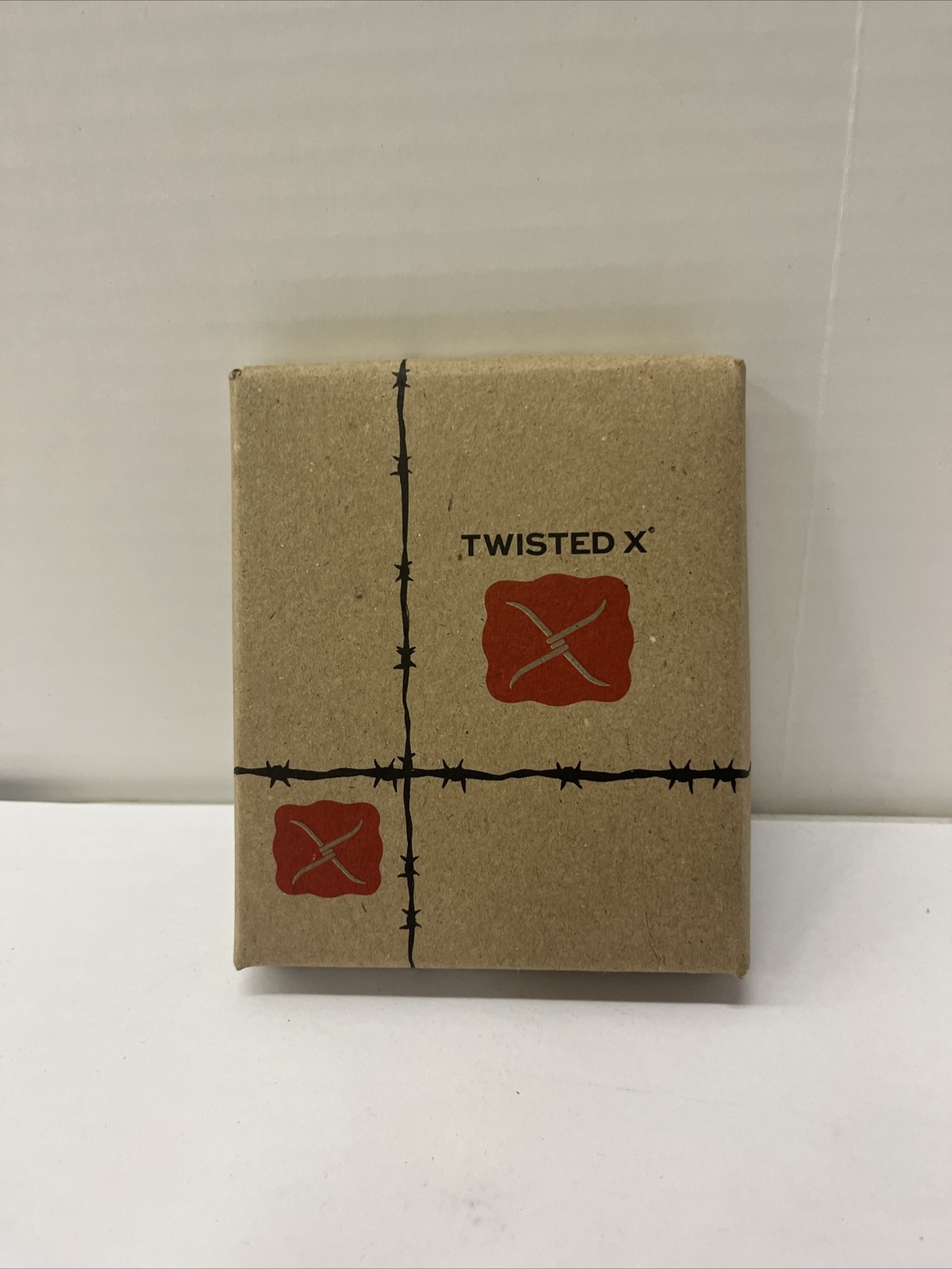 Twisted X Mens Distressed Leather Bifold Wallet