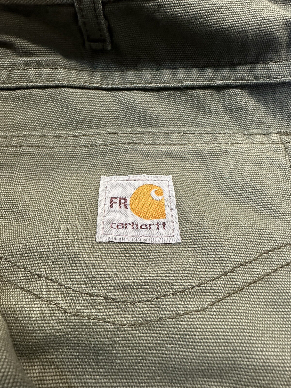 Carhartt Men’s 38 x 36 Flame Resistant Canvas Pant – Moss NEW