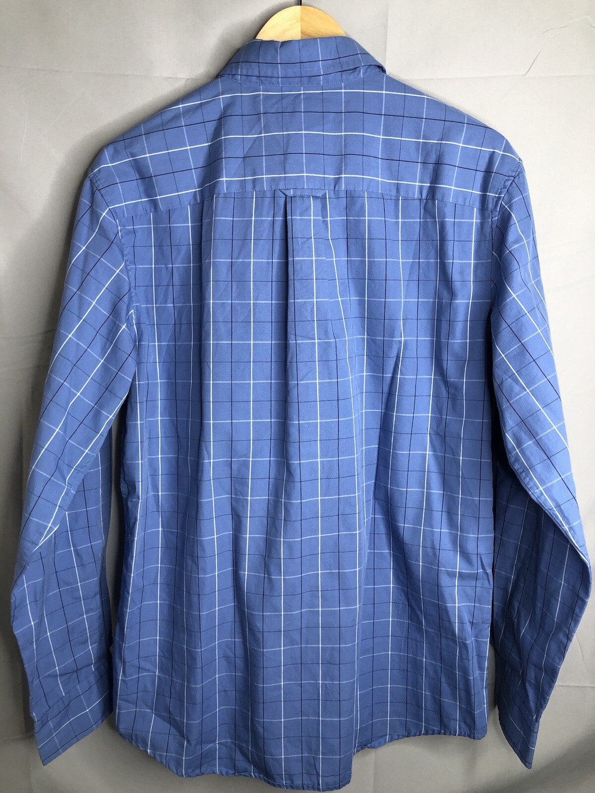 Covington Blue Checkered Long Sleeve Button Shirt Men’s Size M MEDIUM (38/40)
