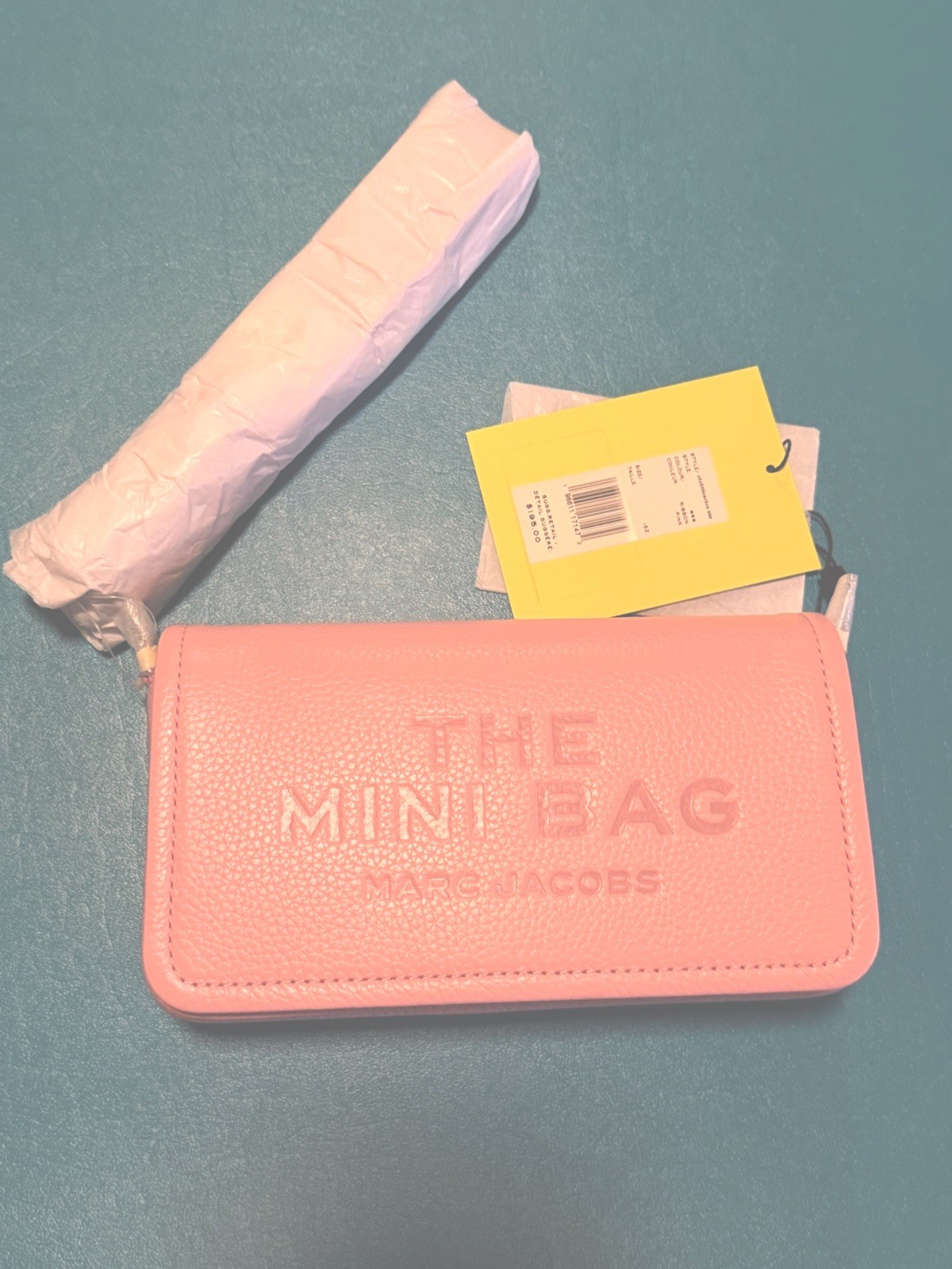 MARC JACOBS – Women The Mini Leather Bag – Ribbon Pink – New