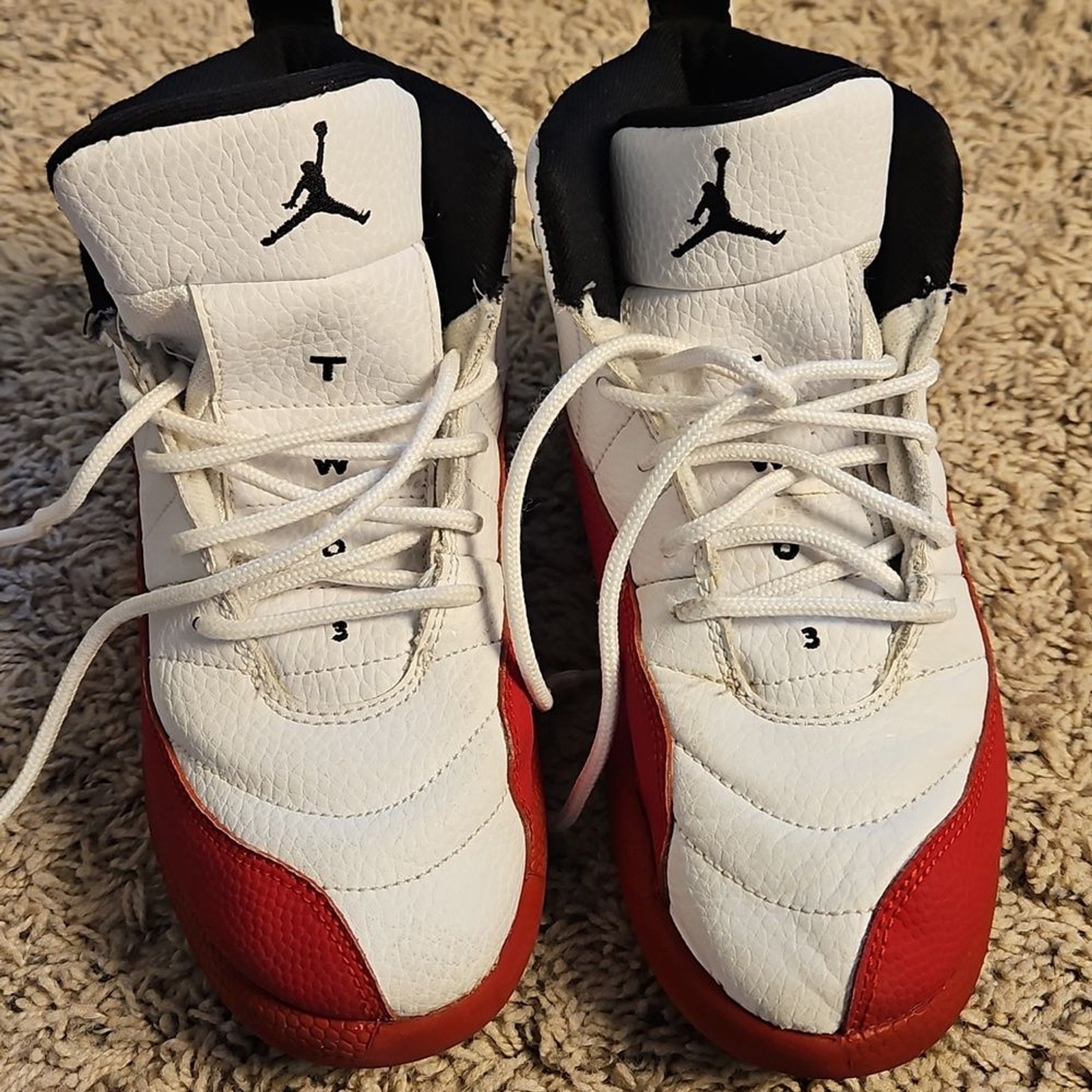 RETRO Nike Air Jordan XII – Cherry Red 2009 Boys 3