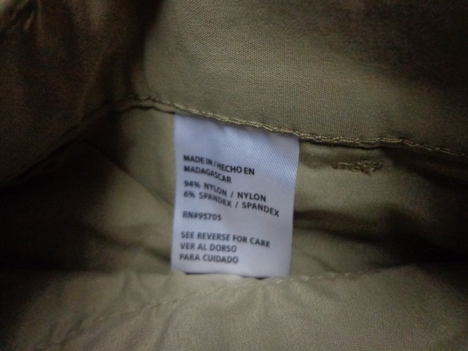 DENALI Delta Khaki Technical Stretch Pants Flex Waist 34/30 NEW MSRP $54