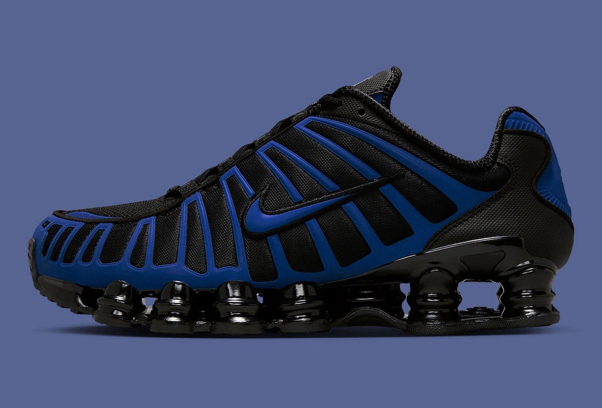 Nike Shox TL Black Court Blue Athletic Running Sneakers IH1338-002 Men’s Sizes