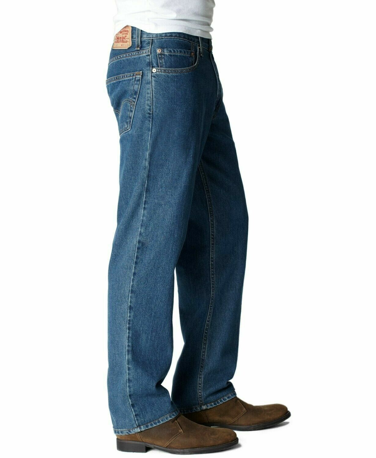 Levi’s Men’s Classic 505 Regular Fit Jeans Straight Leg, Light Blue, Size 36X32