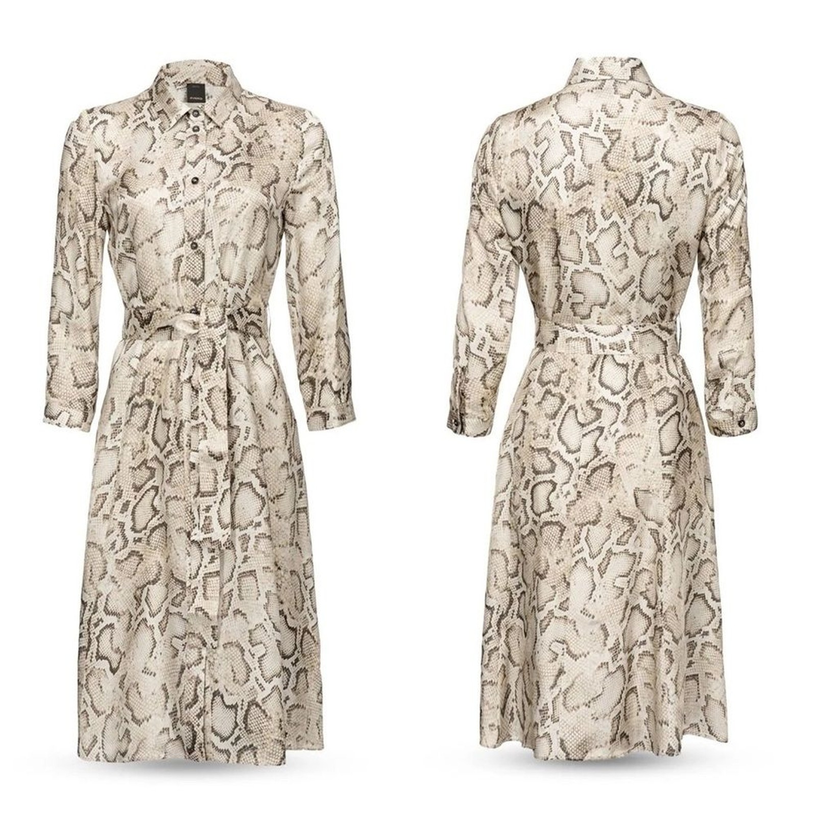 Pinko Women’s Maremmano Dress Snake Print