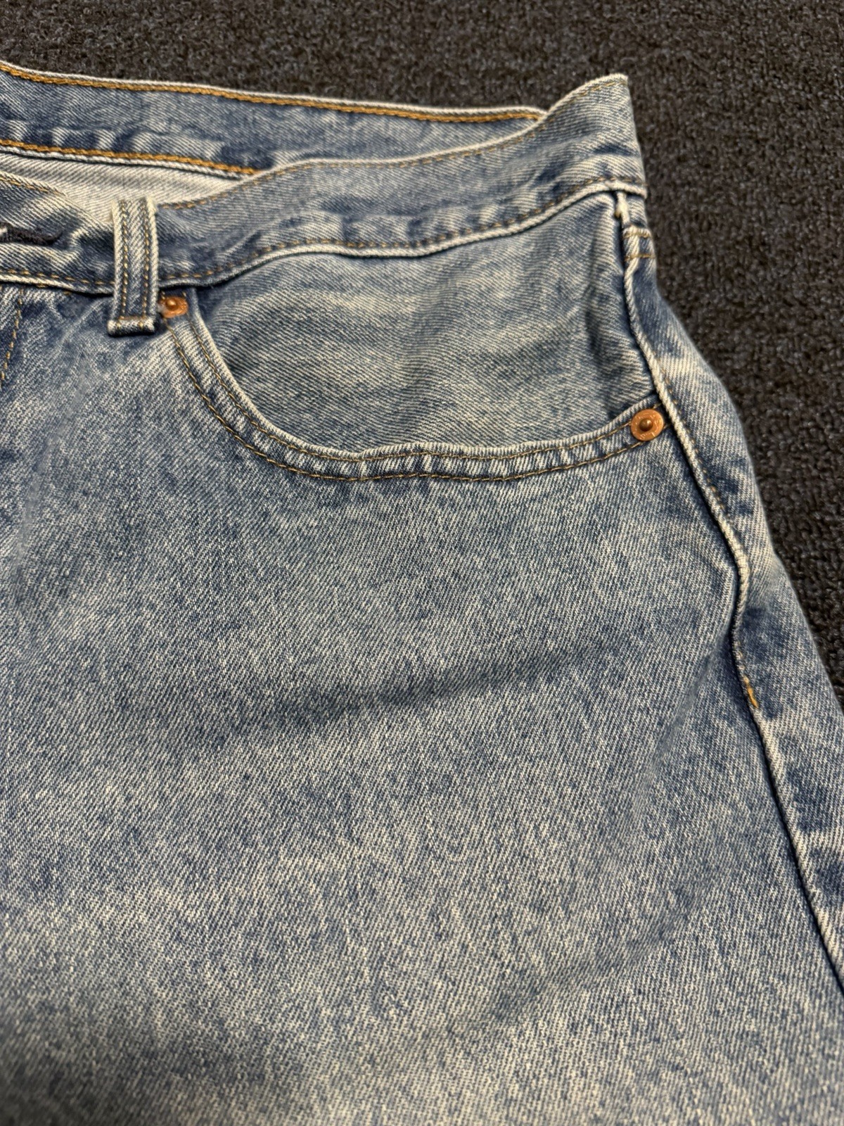 Levi’s® 505® Men’s Regular Fit Jeans Light-Stonewash, 36×32