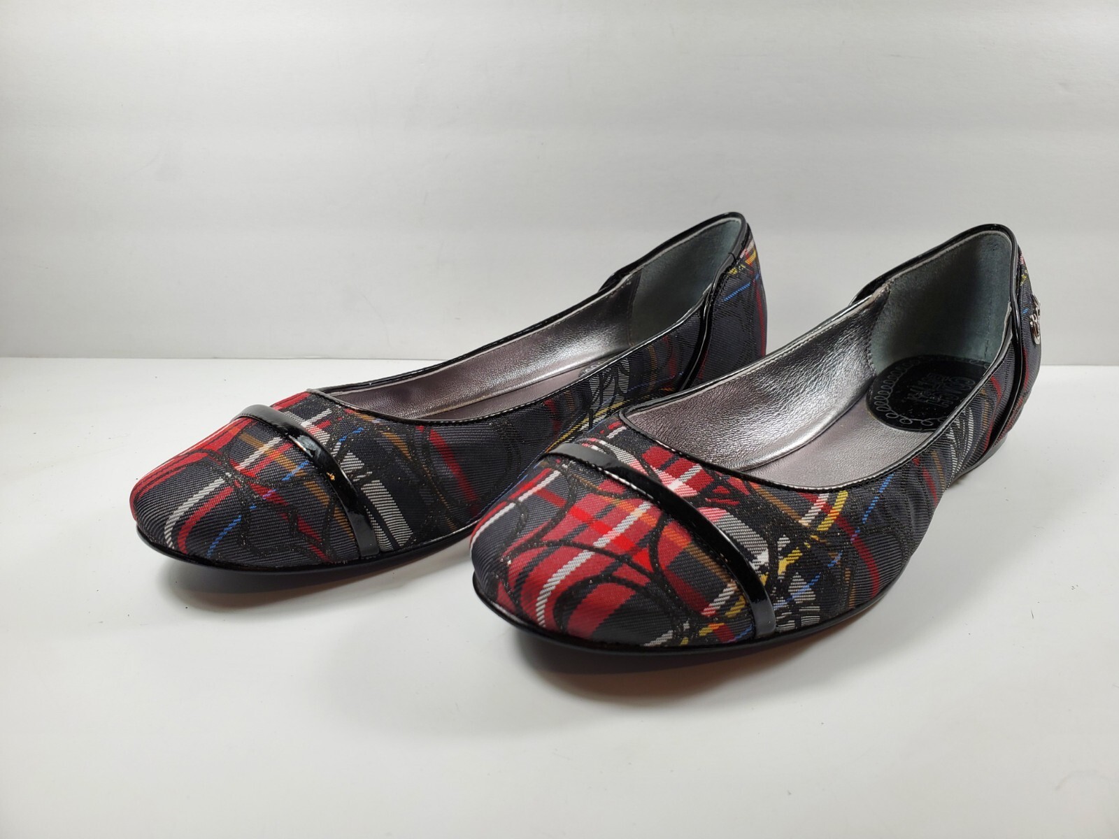 Coach Q528 Randy Women’s Checkered CC Monogram Ballet Flat – Size 6.5B