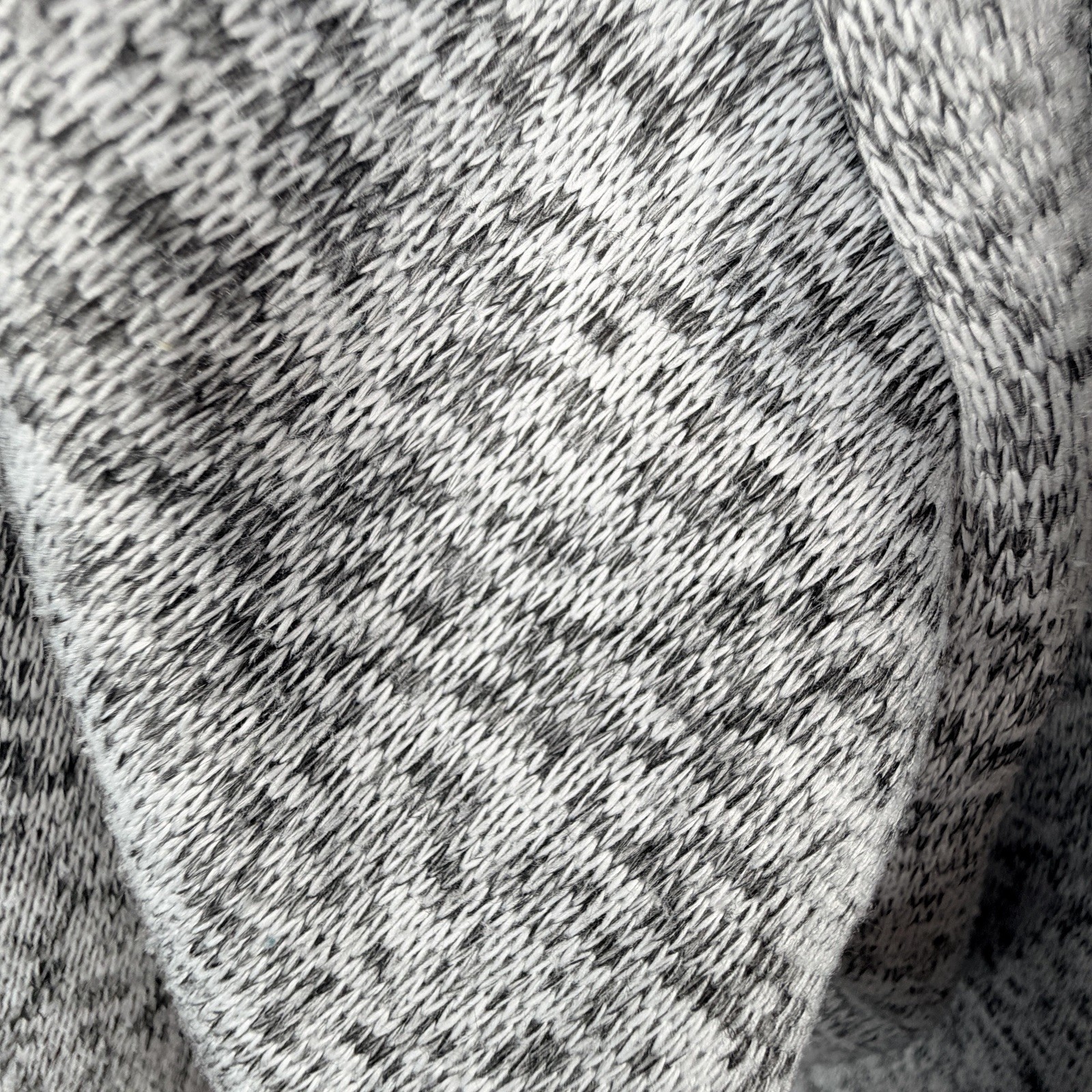 ROX Hand Crafted Sherpa Lined Hoodie Jacket Mens M Full Zip Gray Marled Fleece