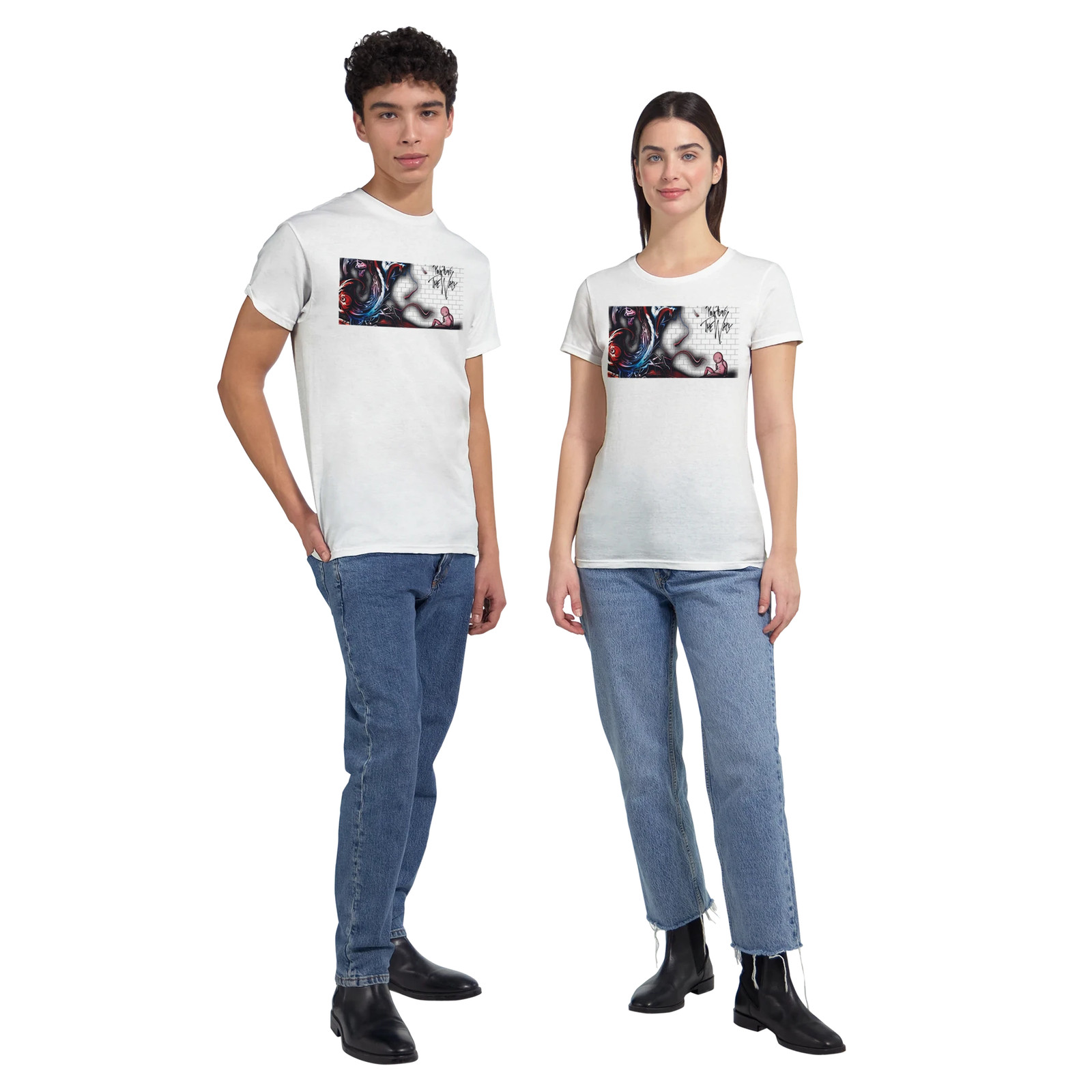 Pink Floyd The Wall Unisex T-Shirt – Heavyweight Cotton Classic Fit