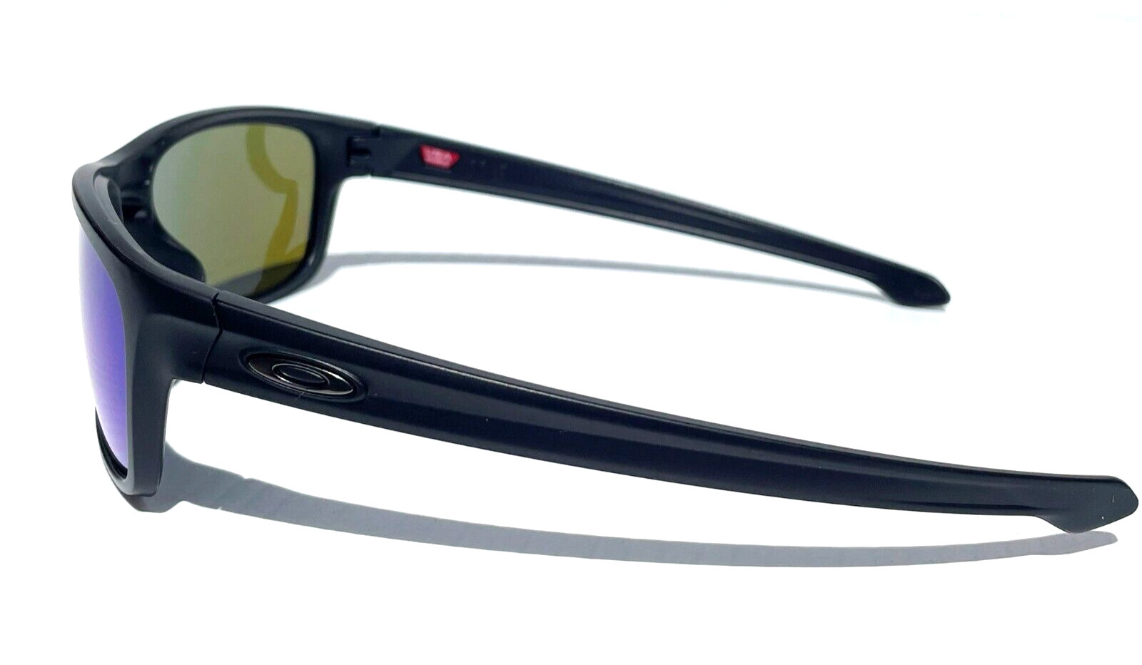 NEW Oakley SLIVER STEALTH Matte Black POLARIZED Galaxy Blue Sunglass Lens 9408